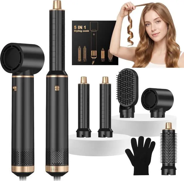 Main image of 5 in 1 Hair Styler Hair Dryer Set with Air Curler