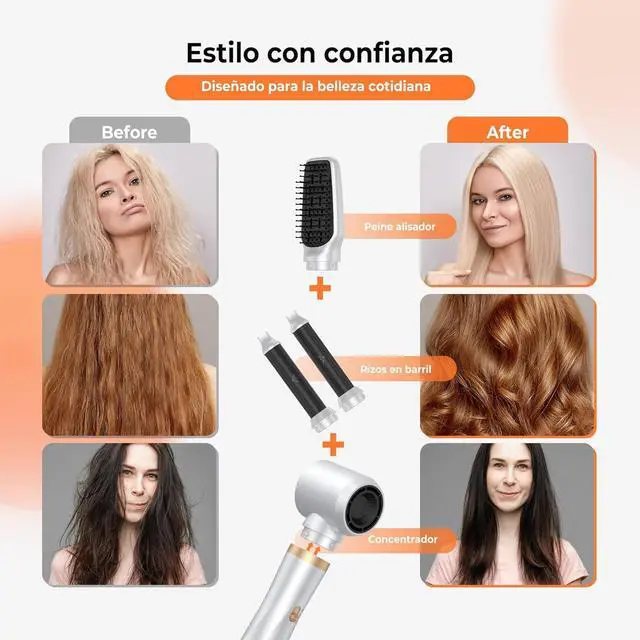 Alt view image 5 of 7 - Hair Styler 5 in 1 Hair Dryer Brush