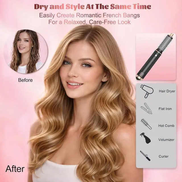 Alt view image 3 of 6 - 5 in 1 Hair Styler Air Curling Wrap