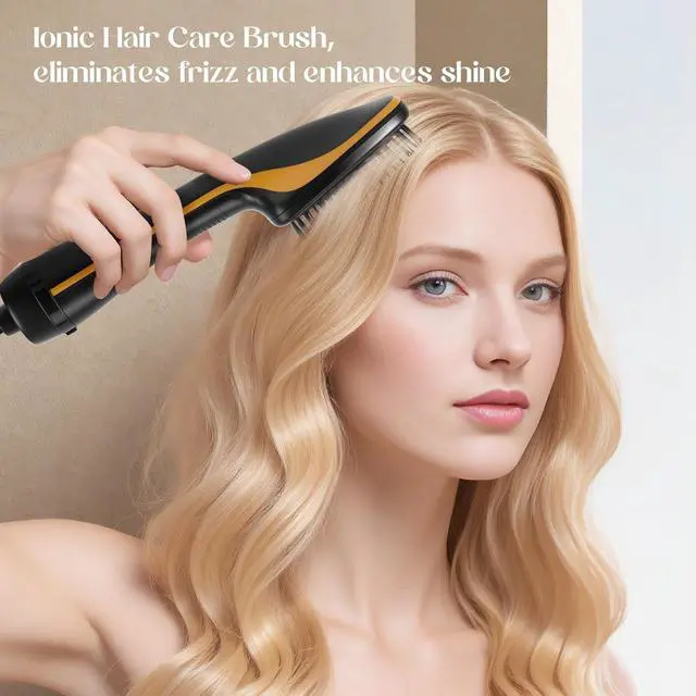 Alt view image 7 of 7 - 3 in 1 Hair Dryer Brush Hot Air Styling Brush