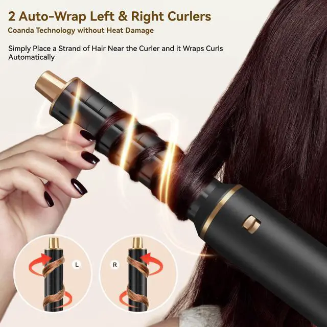 Alt view image 5 of 7 - 5 in 1 Hair Styler Magic Styler Without Heat Damage