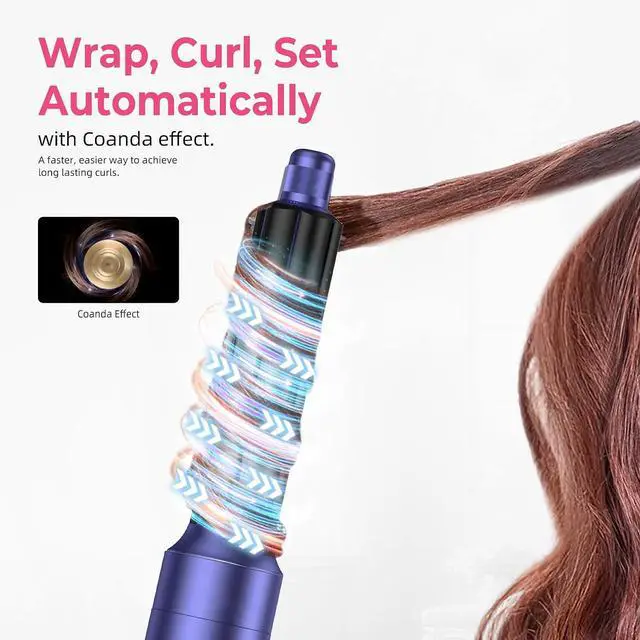 Alt view image 4 of 7 - Airbrush Hair Styler 6 in 1 Multi Styler
