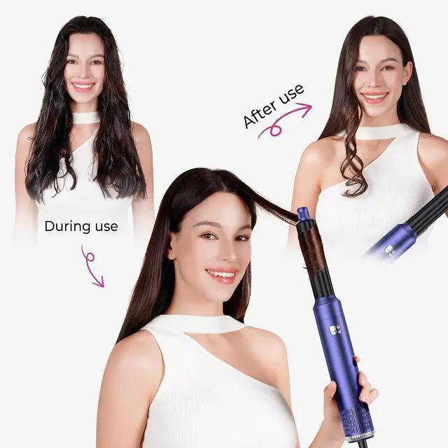 Alt view image 5 of 7 - Airbrush Hair Styler 6 in 1 Multi Styler