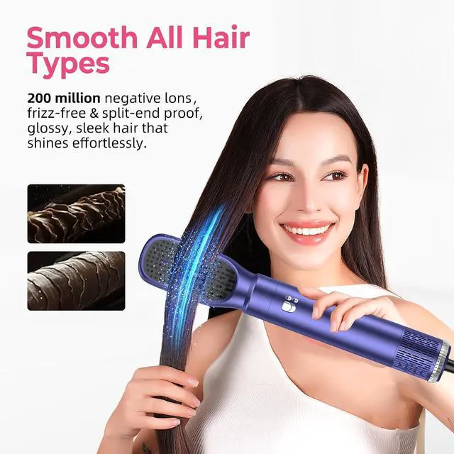 Alt view image 7 of 7 - Airbrush Hair Styler 6 in 1 Multi Styler