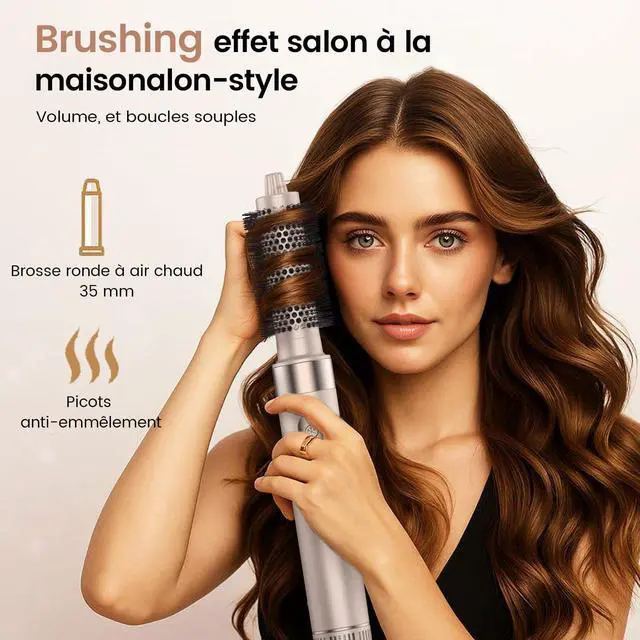 Alt view image 7 of 7 - 8-in-1 High Speed Hot Air Styler Hair Dryer Set 110