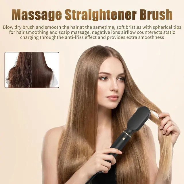 Alt view image 6 of 7 - 5 in 1 Airbrush Hair Styler Set Curl