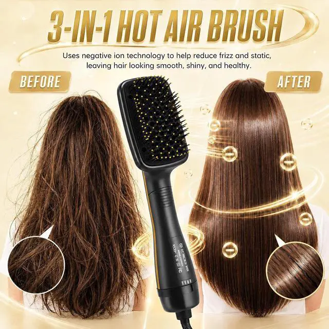 Alt view image 3 of 7 - 3 in 1 Hair Dryer Brush
