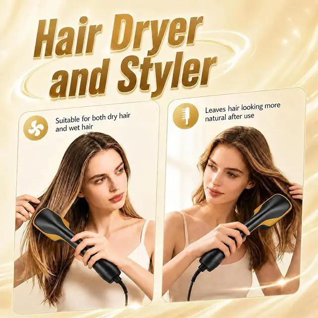 Alt view image 5 of 7 - 3 in 1 Hair Dryer Brush