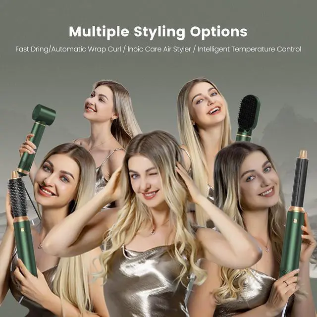 Alt view image 2 of 7 - 5 in 1 Hair Styler Airbrush 5 in 1 Multi Styler