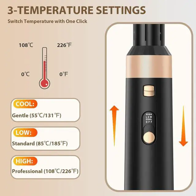 Alt view image 4 of 7 - Hot Air Hair Styler Brush 950W for Women 6 in 1