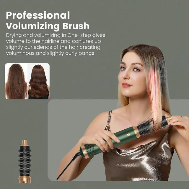 Alt view image 5 of 7 - 5 in 1 Hair Styler Airbrush 5 in 1 Multi Styler