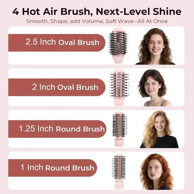 Alt view image 4 of 7 - 6-in-1 Hair Dryer Set with Storage Case