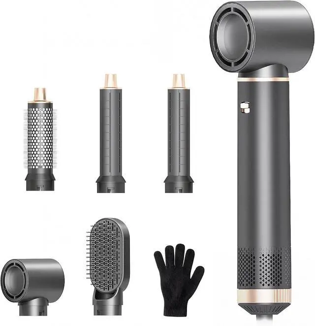 Main image of 5 in 1 Hair Styler Hot Air Brush Air Curling Wrap