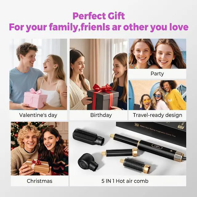 Alt view image 7 of 7 - Magic Styler Air Styler Set