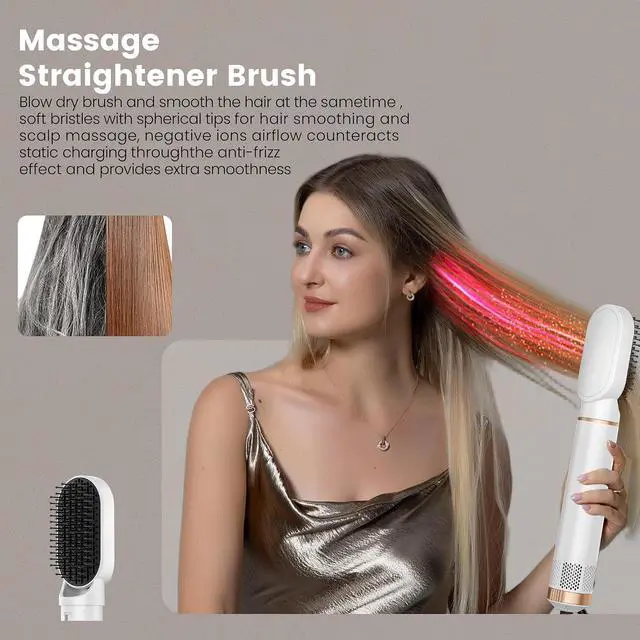 Alt view image 6 of 7 - Hair Styler 5 in 1 Magic Styler with Curl Straighten