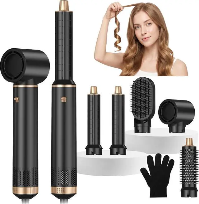 Main image of Airbrush Hair Styler with Curl Straighten