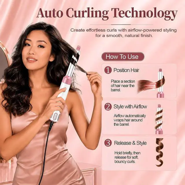 Alt view image 4 of 7 - 5 in 1 Hair Styler & Air Styler