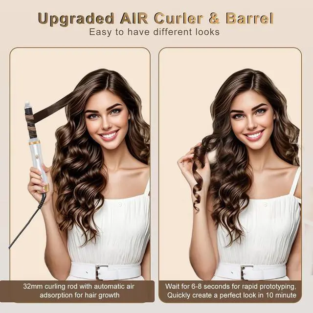 Alt view image 5 of 7 - Magic Air Styler 5 in 1 Hair Styler