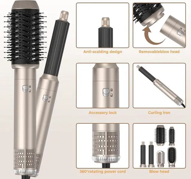 Alt view image 2 of 6 - 5 in 1 Hair Styler Pro