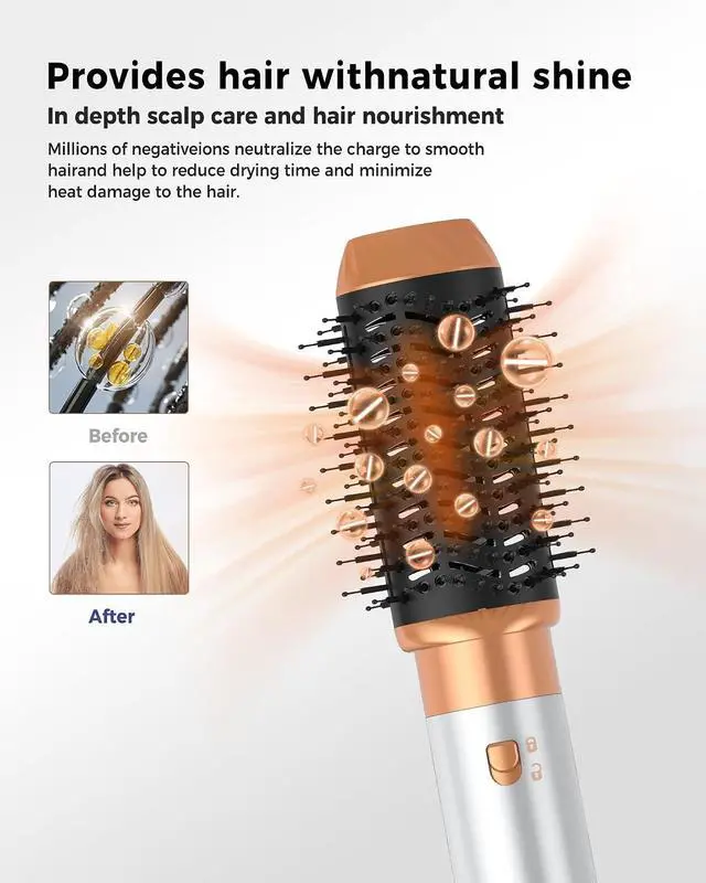 Alt view image 7 of 7 - Airbrush 6 in 1 Air Styler Multi Styler