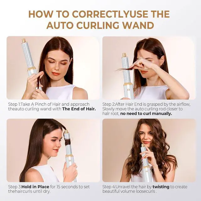 Alt view image 7 of 7 - Pro Airbrush 6 in 1 Hair Styler 6 in 1
