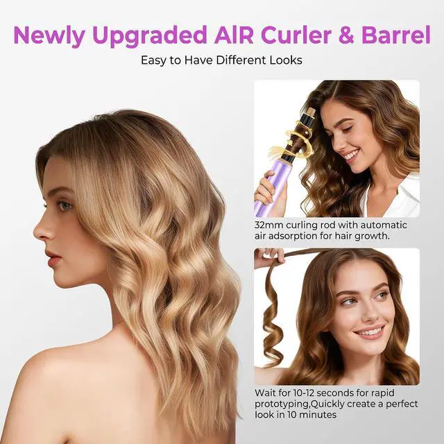 Alt view image 2 of 7 - All-in-One Hot Air Styler Multi-Styler