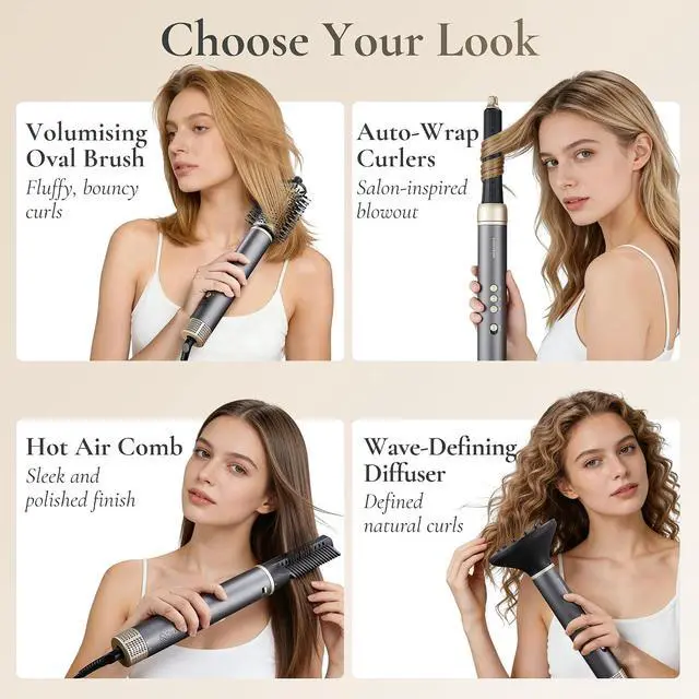 Alt view image 5 of 7 - All-in-One Hot Air Styler Fast Drying Hair Dryer