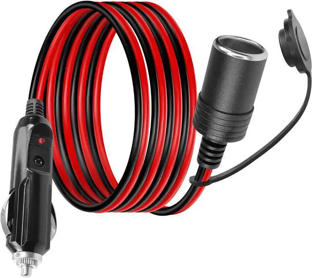 Main image of 12V Cigarette Lighter Extension Cord 6.6FT/2M