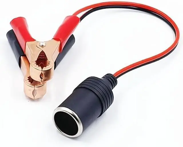 Main image of 50A Battery Clamps Terminal Clip-on Car To Cigarette Lighter