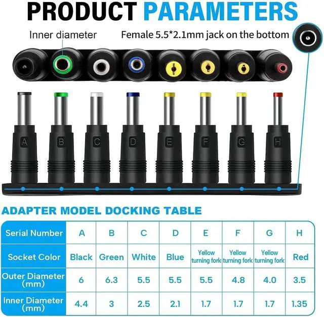 Alt view image 4 of 7 - 12V 5A DC Car Plug Adapter