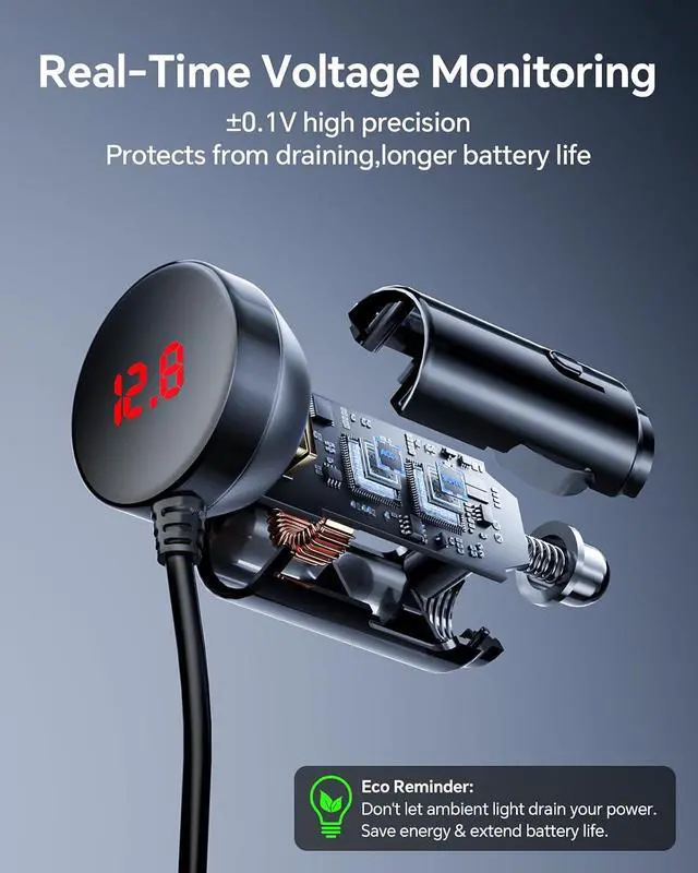 Alt view image 6 of 7 - 150W Car Cigarette Lighter Multi Socket