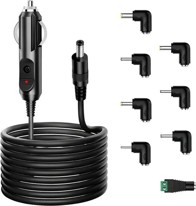 Main image of DC 12V 3A Car Charger Power Cord