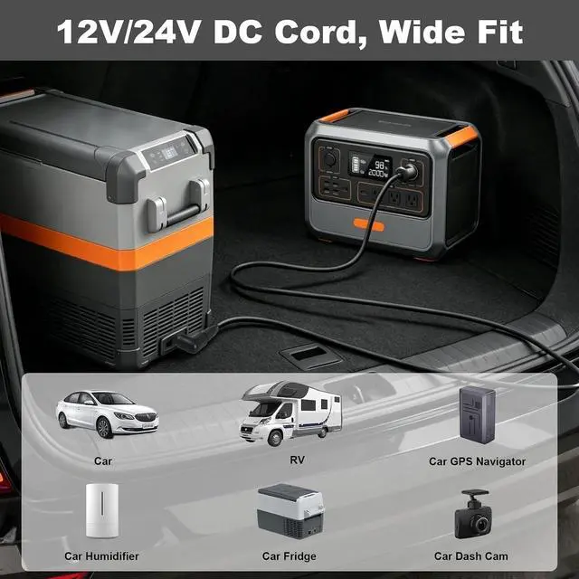 Alt view image 5 of 7 - DC 12V 3A Car Charger Power Cord