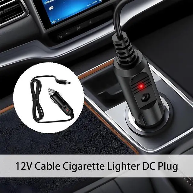 Alt view image 5 of 7 - DC 12V 3A Car Charger Power Supply Universal Cord with 8 Connectors 1M Extension Cable