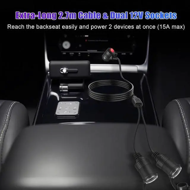 Alt view image 6 of 7 - 12v/24v Extension Lead for Car