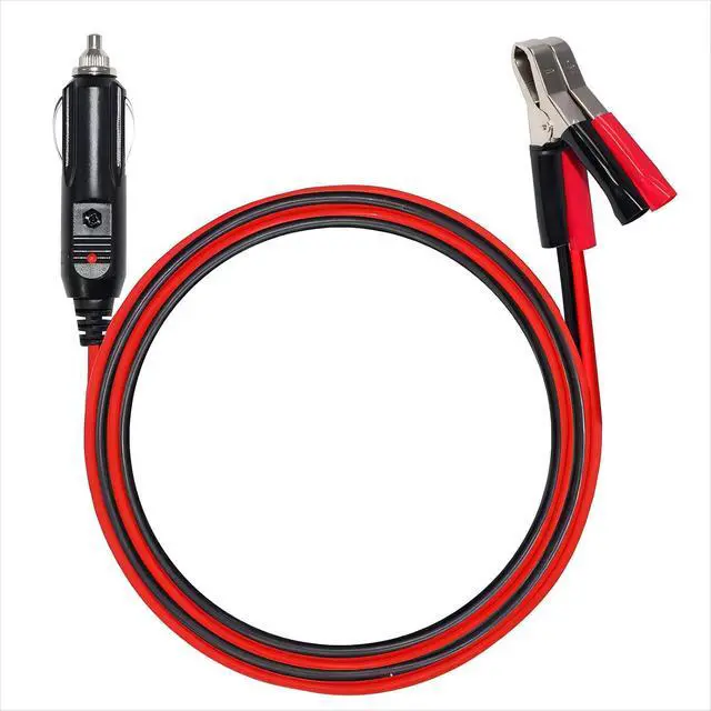 Alt view image 7 of 7 - 12Volt 3FT Automotive Sturdy Alligator Clamp Booster Jumper Battery Charge Cable