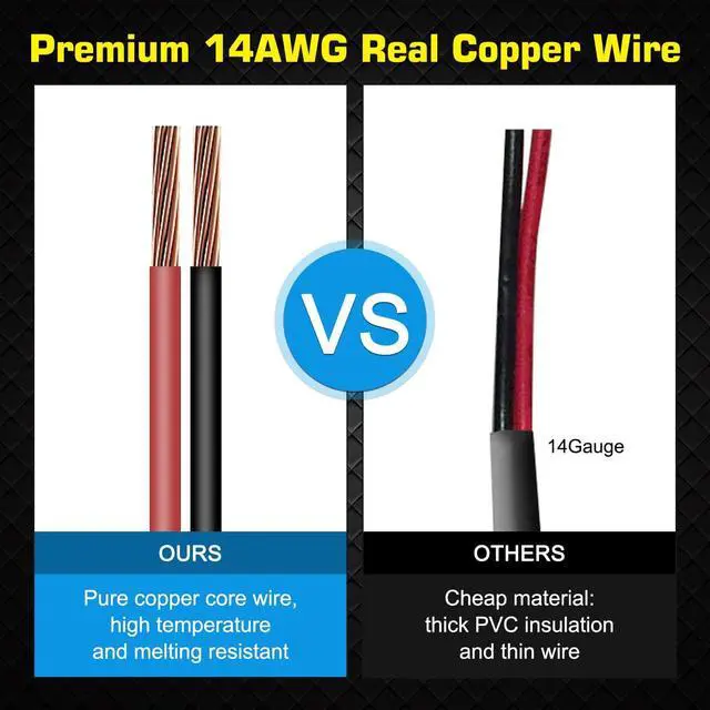 Alt view image 3 of 6 - 26FT/8m 14AWG Car Cigarette Lighter Socket Extension Cord Wire Cable with Male Plug