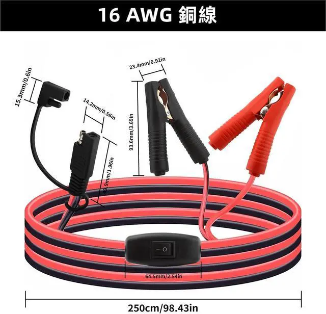 Alt view image 2 of 7 - 10FT/3M Car Cigarette Lighter Extension Cord