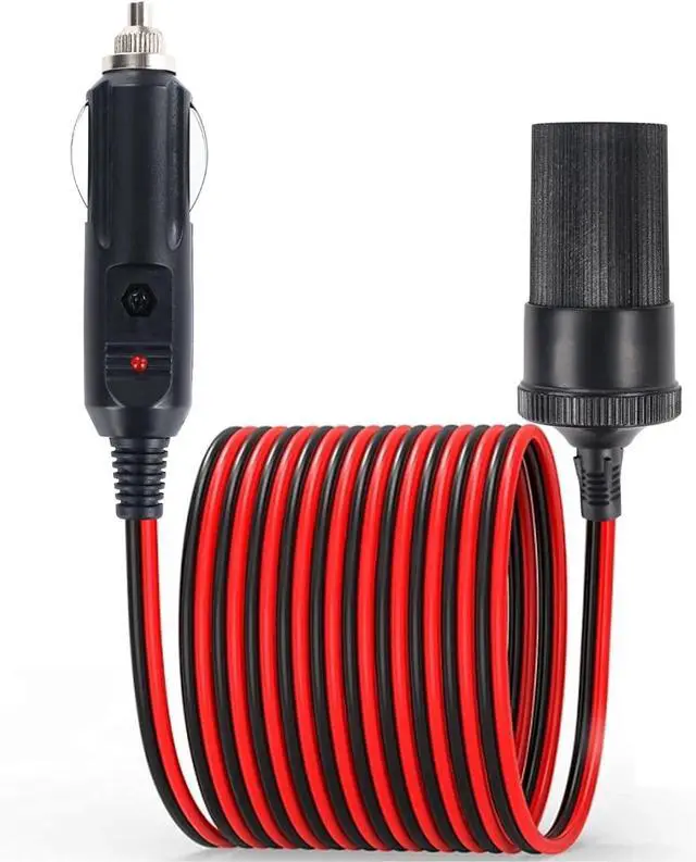 Main image of 16FT/5M Car Cigarette Lighter Extension Cord