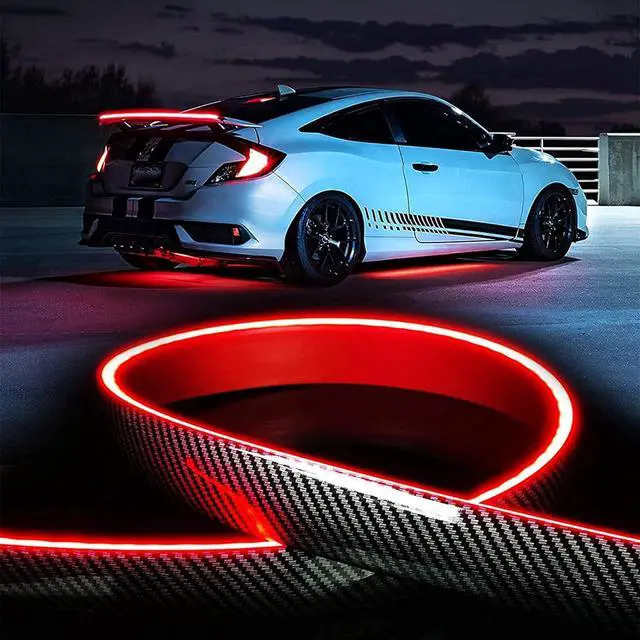 Main image of Light up Car Spoiler Universal Exterior Rear Roof Spoiler Tail Wing