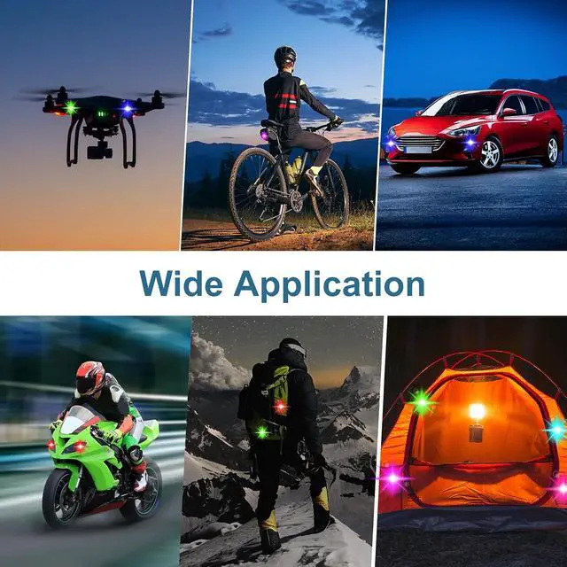 Alt view image 6 of 6 - 4PCS LED Car Strobe Lights with Remote Control