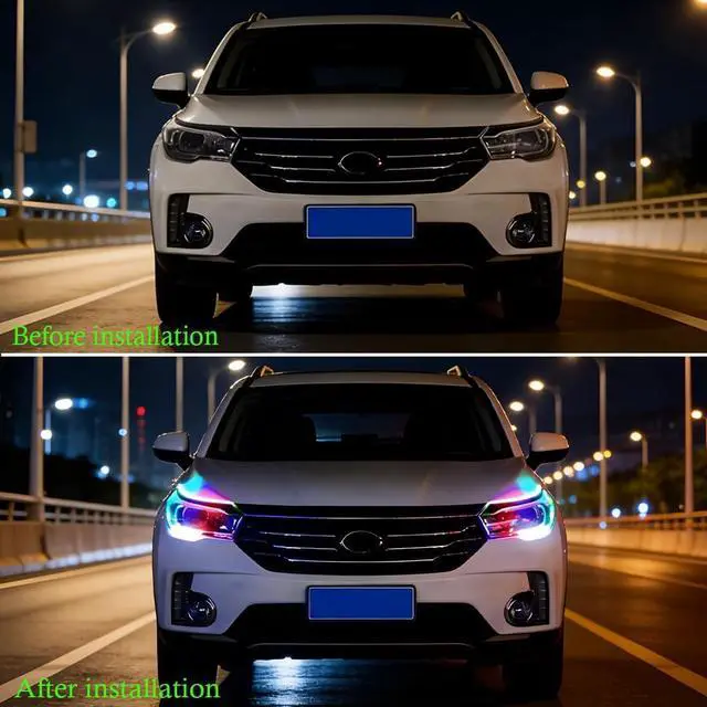 Alt view image 4 of 7 - Car Headlights LED Strip Turn Signal