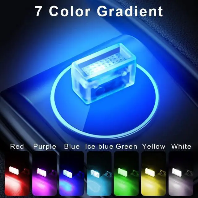 Alt view image 3 of 7 - USB Car Ambient Lighting