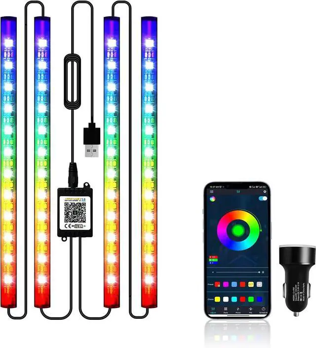 Main image of Car Underglow Lights Led Strip for Cars USB with App Control