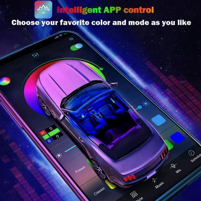 Alt view image 3 of 7 - Car LED Interior Lights