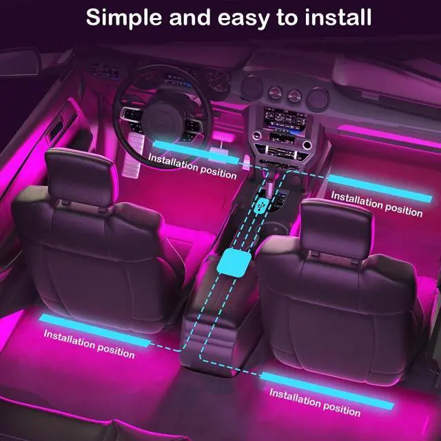 Alt view image 5 of 7 - Car LED Interior Lights