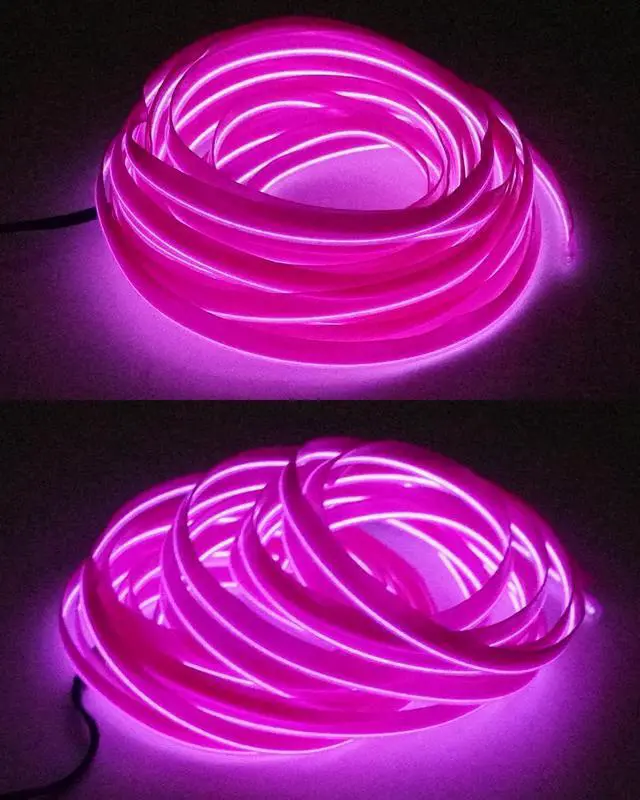 Alt view image 2 of 7 - El Wire Car LED Interior Strip Dash Lights Strip LED Trim Lights