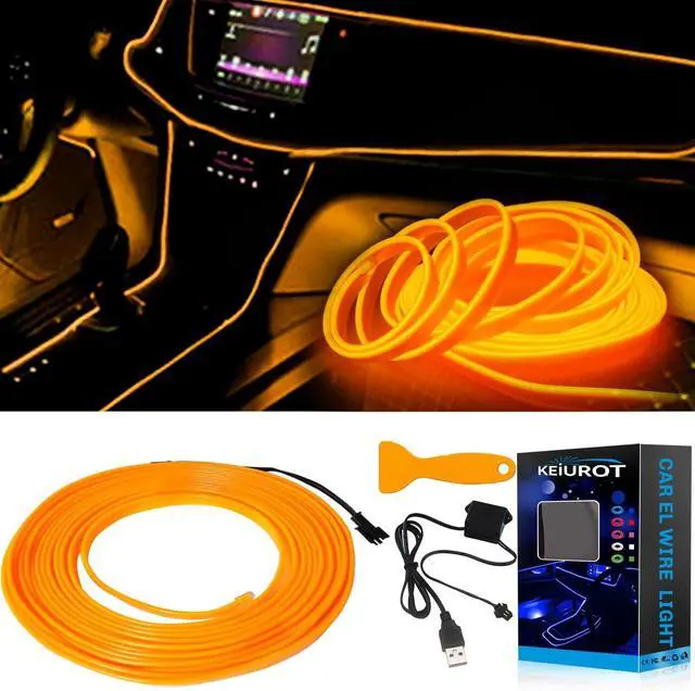 Main image of El Wire Lights USB Neon Wire Blue 5M/16Ft
