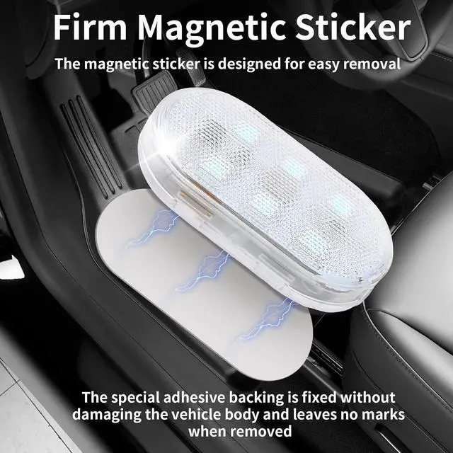 Alt view image 4 of 7 - 5 Pack Wireless Car Interior Lights