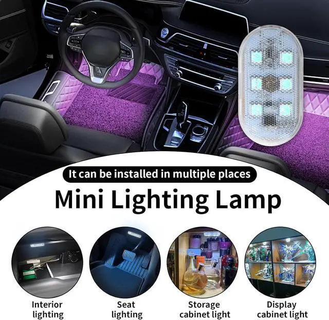 Alt view image 5 of 7 - 5 Pack Wireless Car Interior Lights